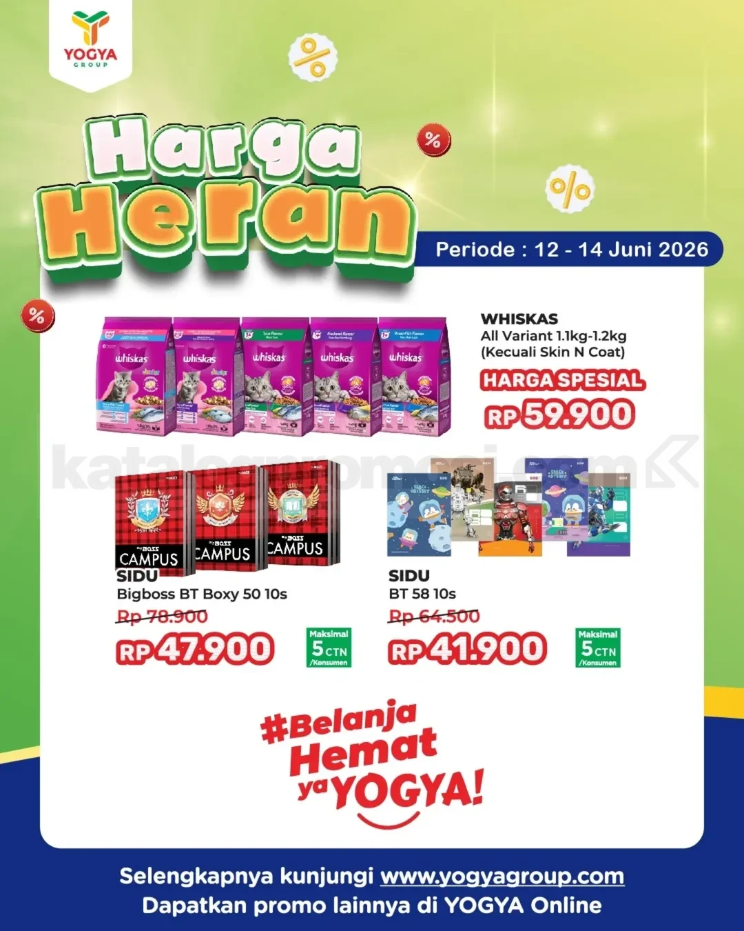 Promo JSM TOSERBA YOGYA HARGA HERAN 12-14 Juni 2026