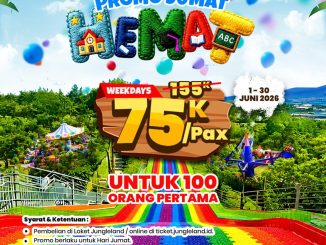 Promo JungleLand Jumat Hemat Tiket Rp. 75.000 untuk 100 orang pertama