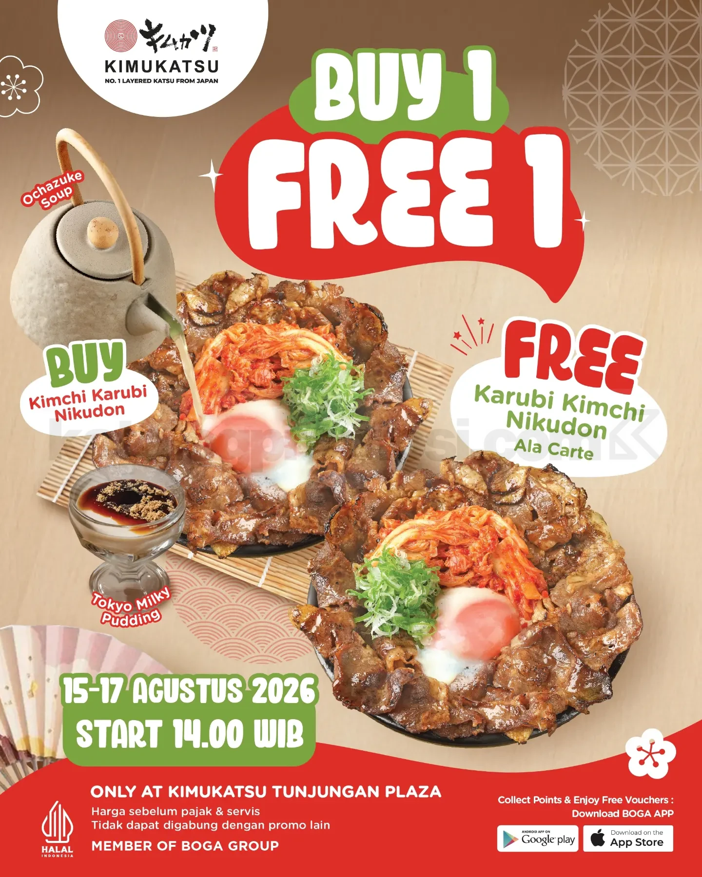 Promo Kimukatsu Buy 1 Free 1 Karubi Kimchi