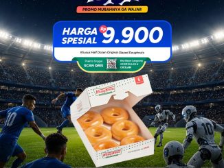 Promo Krispy Kreme Bank Saqu Half Dozen Original Glazed Rp9.900 via QRIS