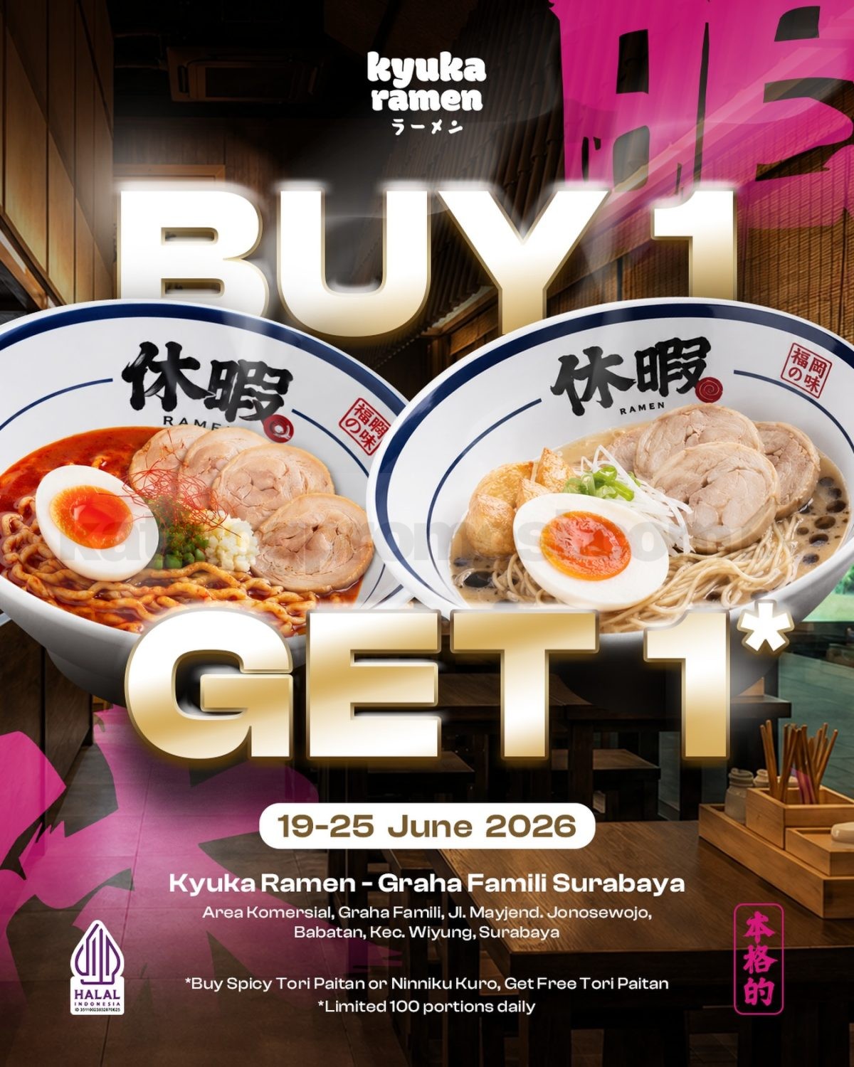 Promo Kyuka Ramen Buy 1 Get 1 Free Promo Kyuka Ramen Buy 1 Get 1 Free