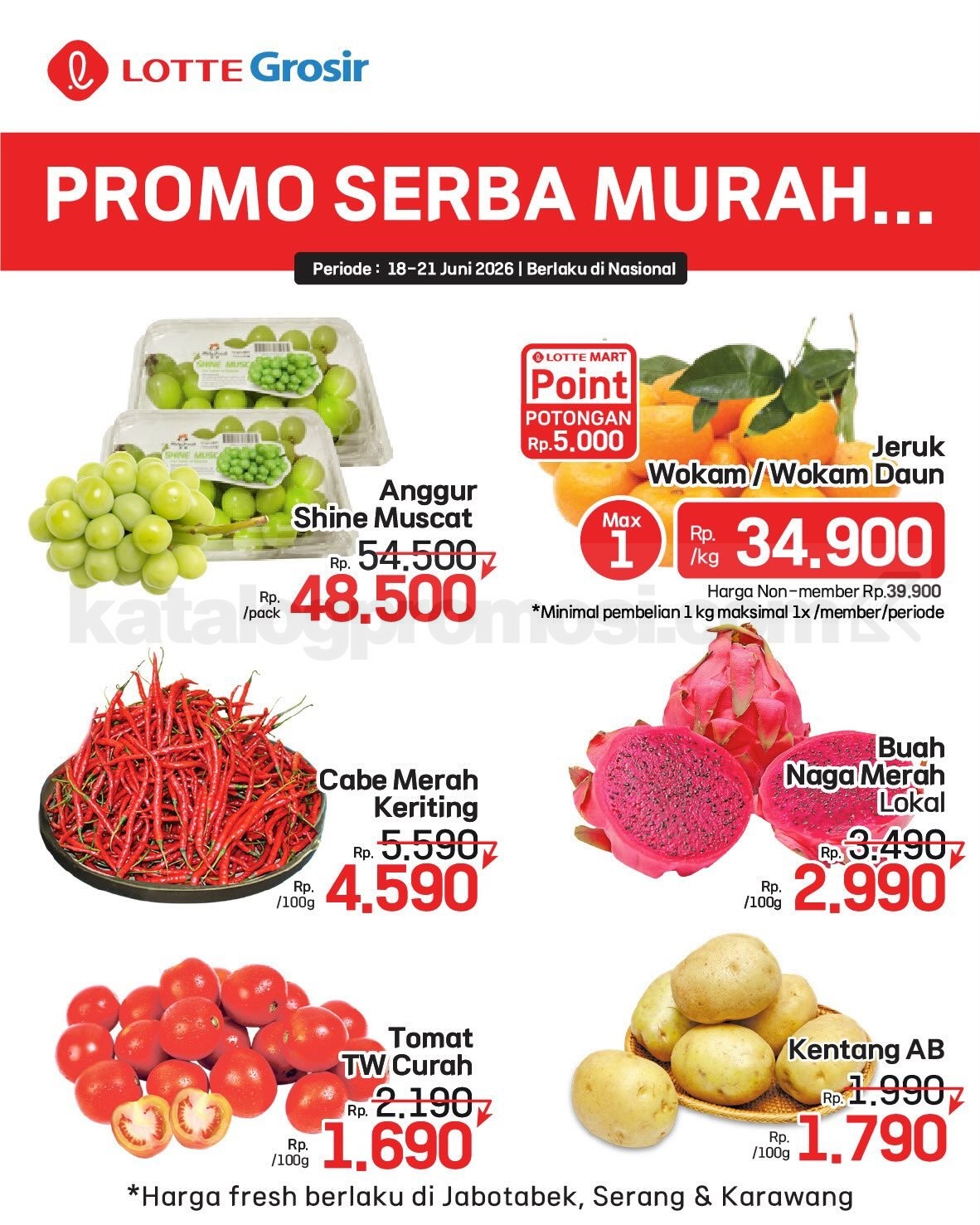 Promo LOTTE GROSIR HITS AKHIR PEKAN 18-21 Juni 2026 Promo LOTTE GROSIR HITS AKHIR PEKAN 18-21 Juni 2026 2
