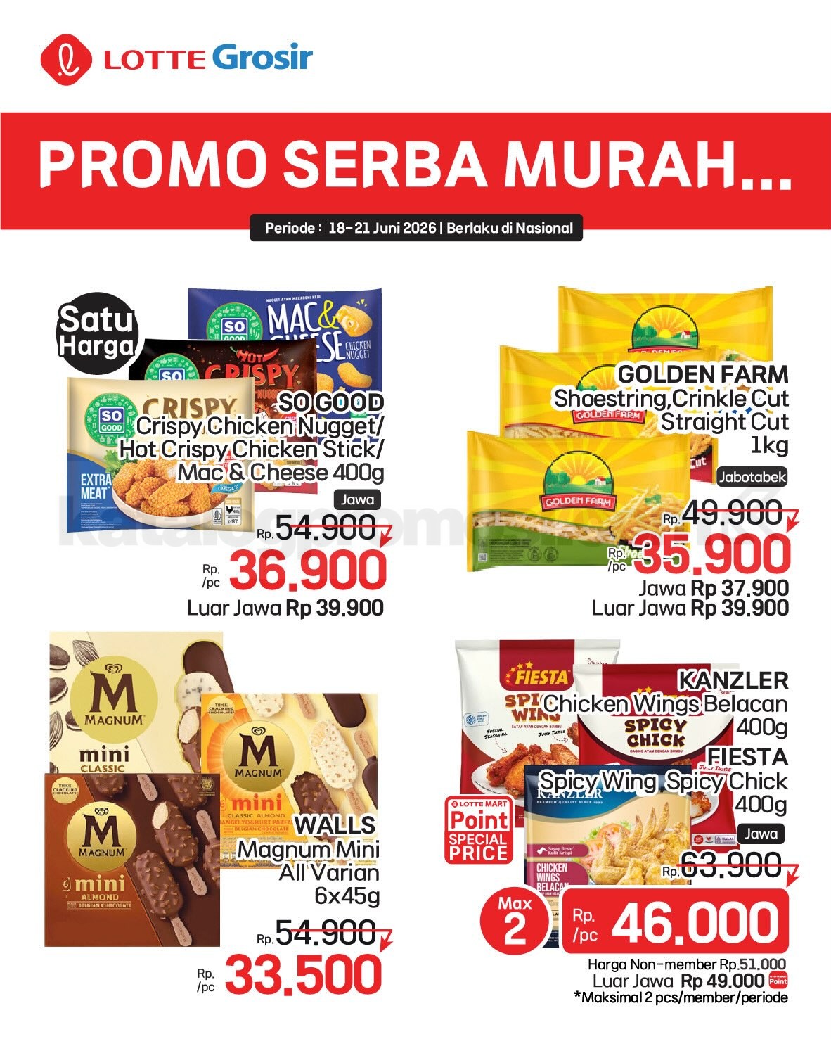 Promo LOTTE GROSIR HITS AKHIR PEKAN 18-21 Juni 2026 Promo LOTTE GROSIR HITS AKHIR PEKAN 18-21 Juni 2026 4