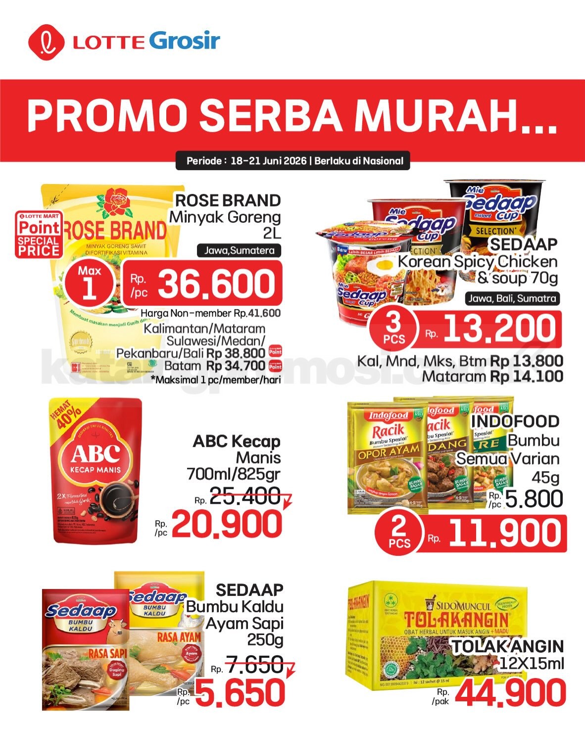 Promo LOTTE GROSIR HITS AKHIR PEKAN 18-21 Juni 2026 Promo LOTTE GROSIR HITS AKHIR PEKAN 18-21 Juni 2026 5