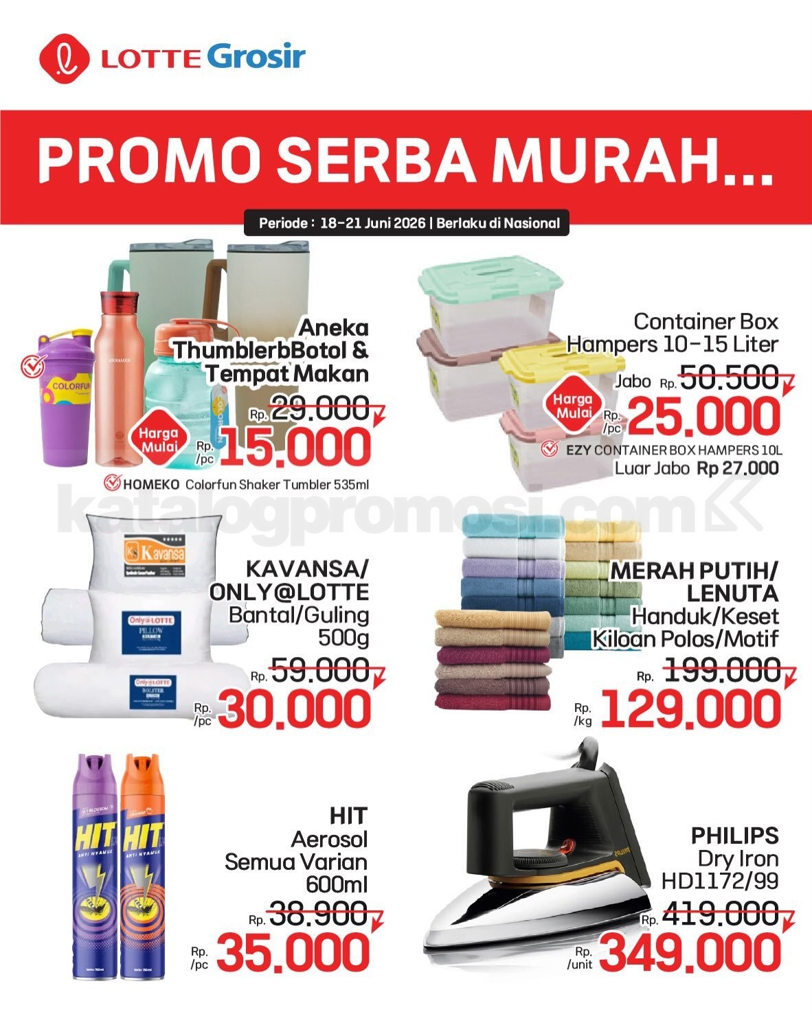 Promo LOTTE GROSIR HITS AKHIR PEKAN 18-21 Juni 2026 Promo LOTTE GROSIR HITS AKHIR PEKAN 18-21 Juni 2026 9
