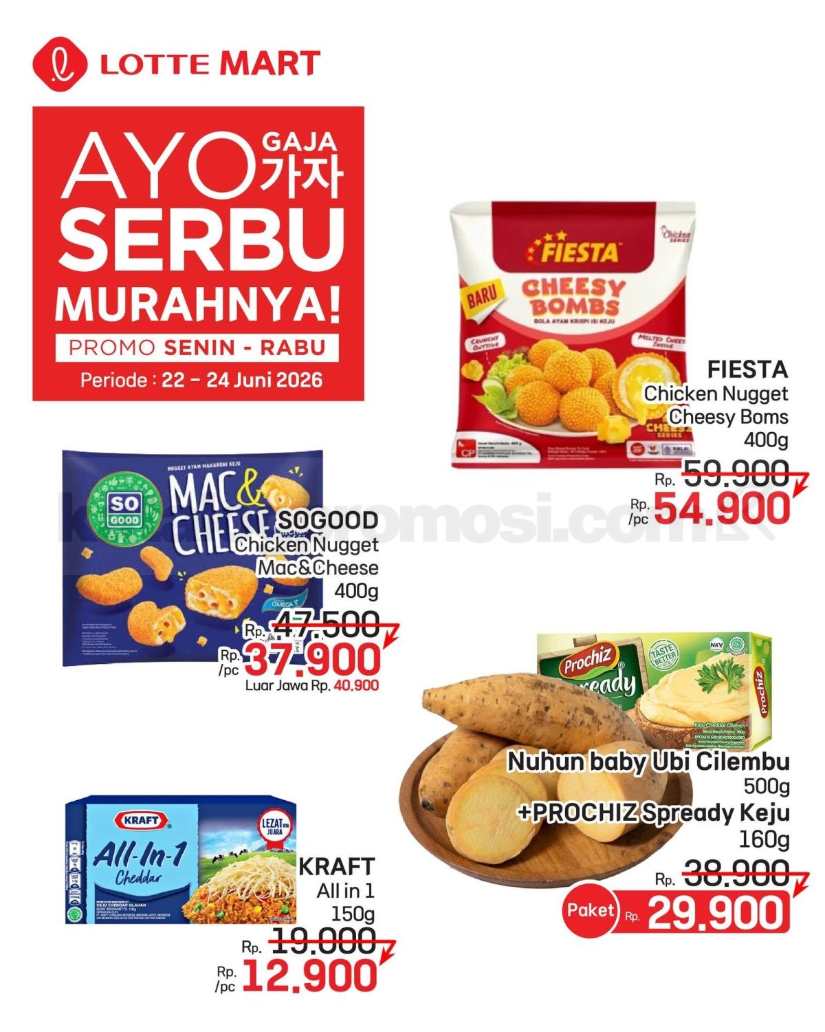 Promo LOTTEMART WEEKDAY SERBU 22-24 Juni 2026