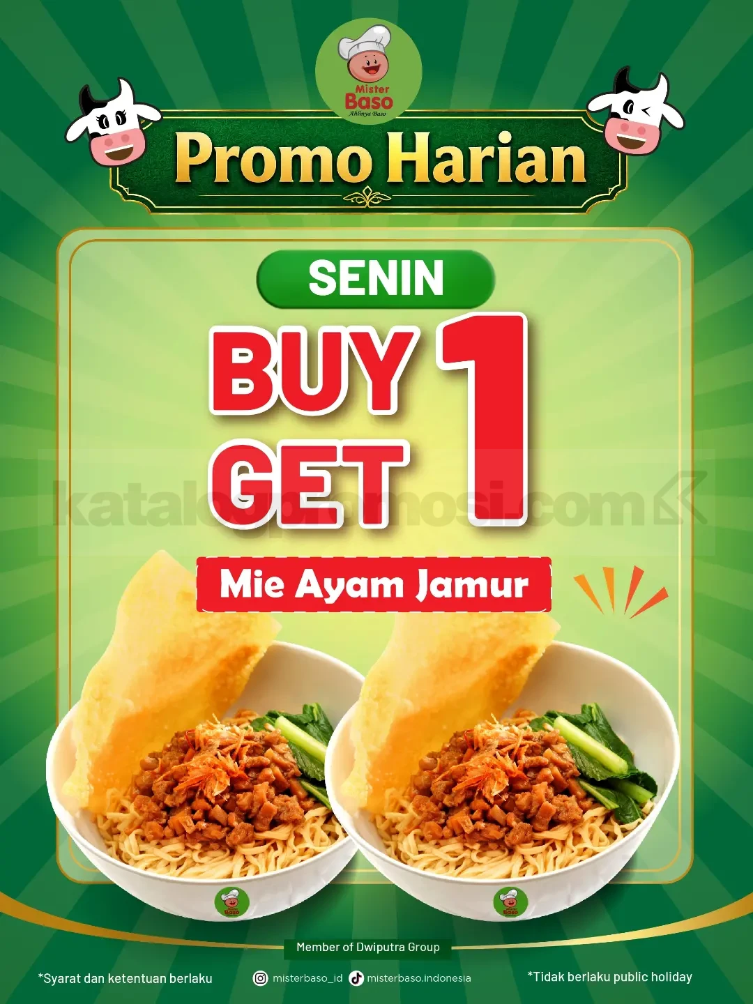 Promo Mister Baso Menu Favorit Diskon Hingga 50% Promo Mister Baso Menu Favorit Diskon Hingga 50% 1