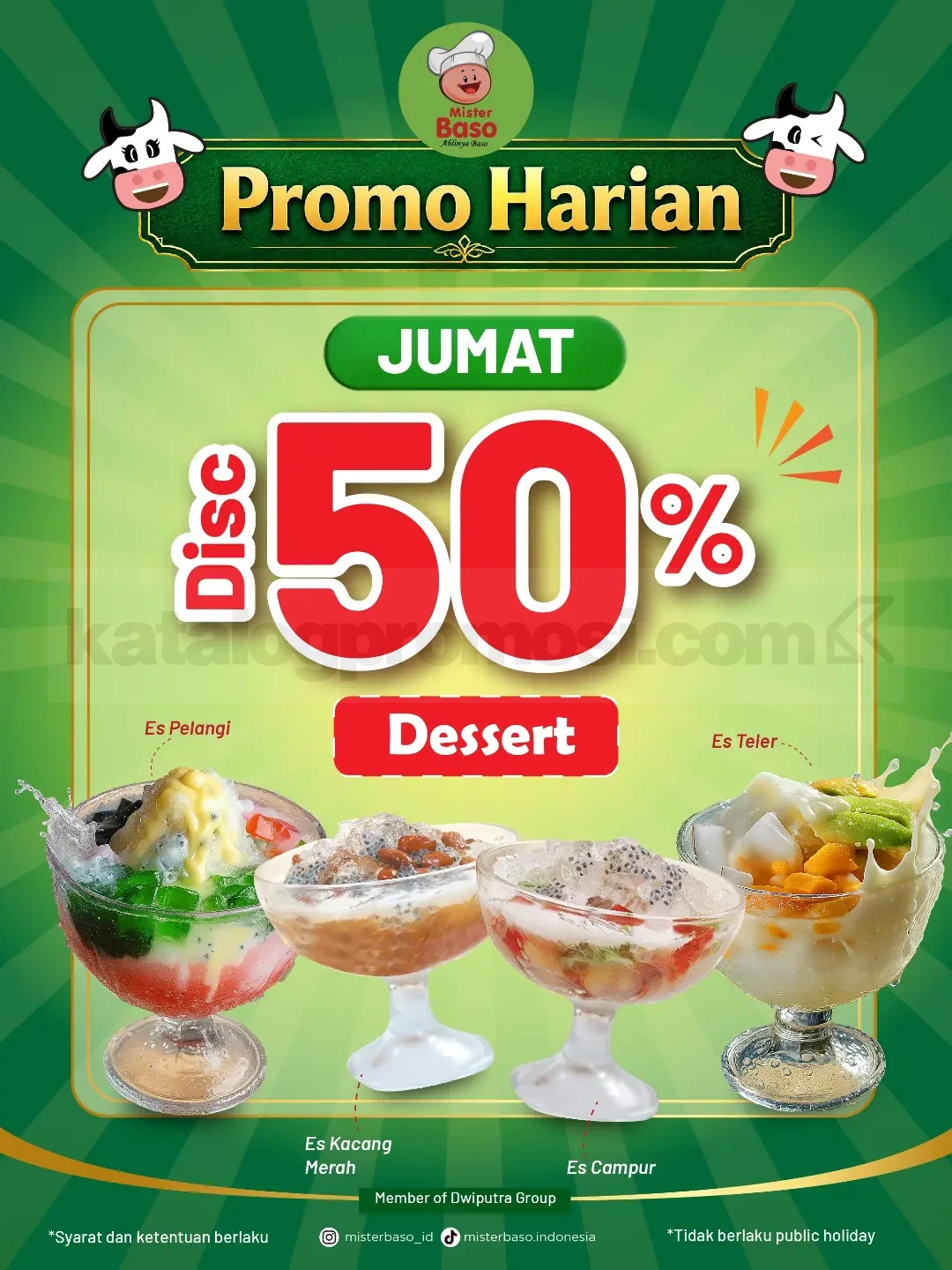 Promo Mister Baso Menu Favorit Diskon Hingga 50% Promo Mister Baso Menu Favorit Diskon Hingga 50% 5