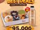 Promo Mister Donut Best Deals 1/2 Dozen dan Minuman Rp. 95.000 paket donut dan minuman 1 liter