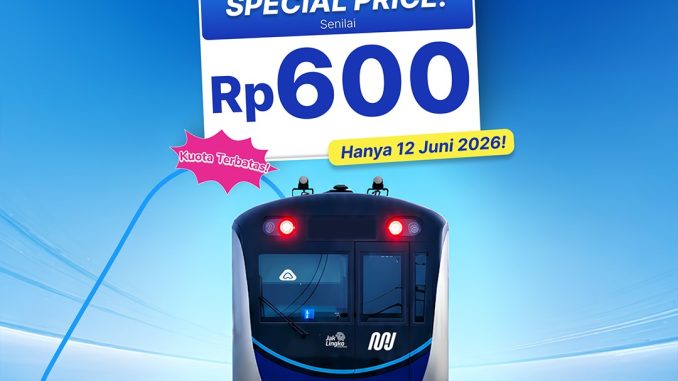 Promo MRT Jakarta AstraPay Tarif MRT Rp. 600 untuk perjalanan antara Stasiun Fatmawati Indomaret dan Setiabudi Astra.