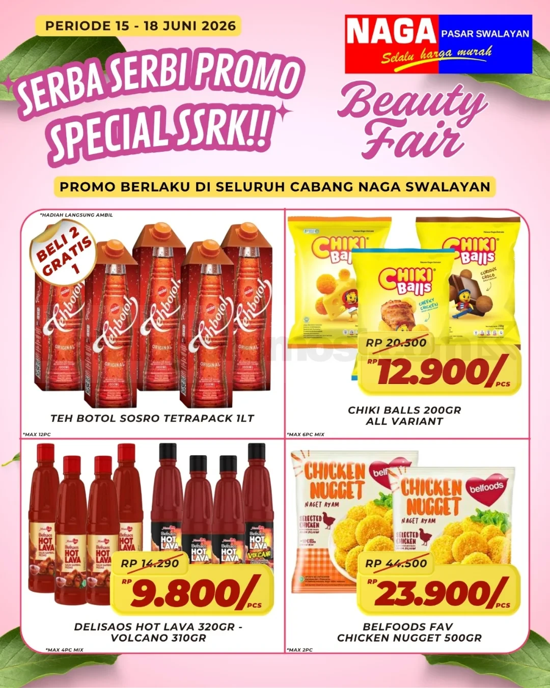 Promo Naga Swalayan WEEKDAY 15-18 Juni 2026