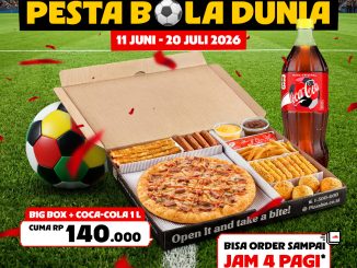 Promo PHD Pesta Bola Dunia Paket Hemat Rp. 140.000 dengan Big Box dan Coca-Cola 1L