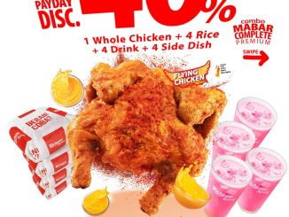 Promo Richeese Factory Payday Combo Mabar Diskon 40% dengan paket Whole Chicken lengkap mulai Rp. 176.364.