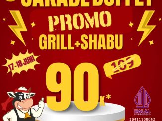 Promo Sakabe Buffet All You Can Eat Grill & Shabu Rp. 90.000 makan daging dan minum sepuasnya plus es krim gratis