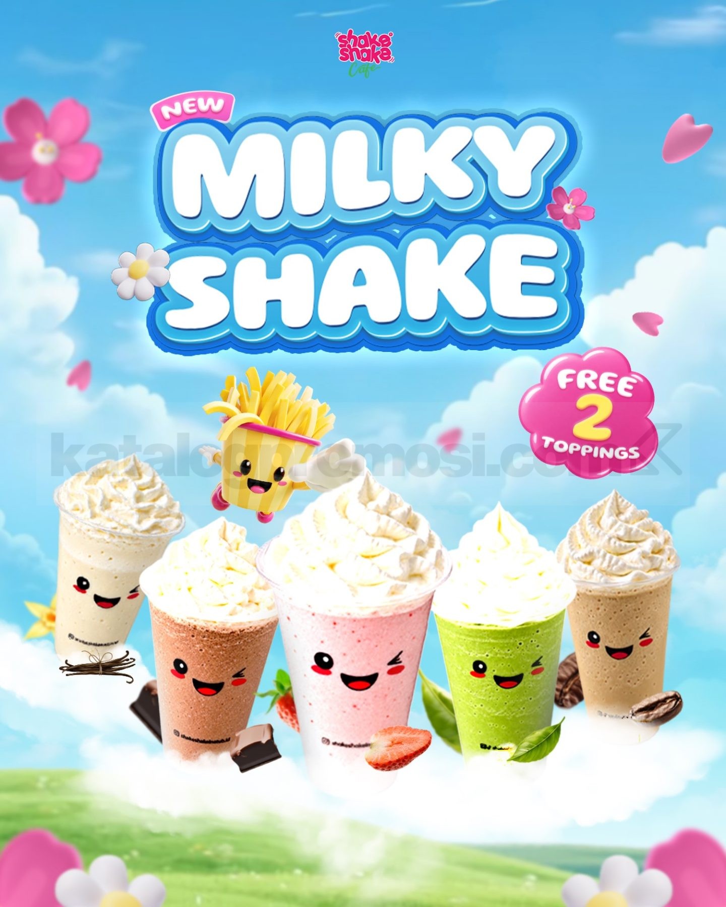 Promo Shake Shake In The Tube Milky Shake Gratis 2 Topping Promo Shake Shake In The Tube Milky Shake gratis 2 topping dengan lima pilihan rasa di tiga lokasi outlet.