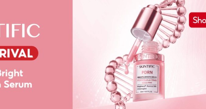 Promo Skintific NEW! PDRN Bright & Smooth Serum untuk kulit lebih cerah dan halus