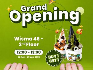 Promo Sour Sally Opening Wisma 46 Buy 1 Get 1 yogurt frozen di Wisma 46 Jakarta dengan penawaran menarik