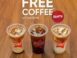 Promo STAR Department Store Free Coffee di STAR Cafe selama Juni 2026 untuk seluruh varian kopi.