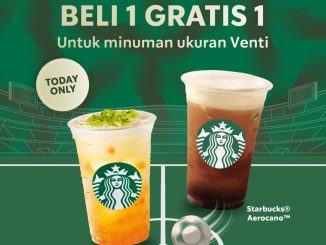 Promo Starbucks Beli 1 Gratis 1 Minuman Venti untuk dua minuman favorit ukuran besar