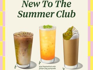 Promo Starbucks NEW Summer Beverages dengan Kiwi Passionfruit Refreshers™ dan Pistachio Lava Oatmilk Macchiato.
