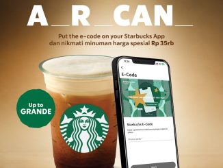Promo Starbucks Rewards Kode Voucher Minuman Aerocano cuma Rp. 35.000 menggunakan kode AEROCANO periode 1 hingga 3 Juni 2026.