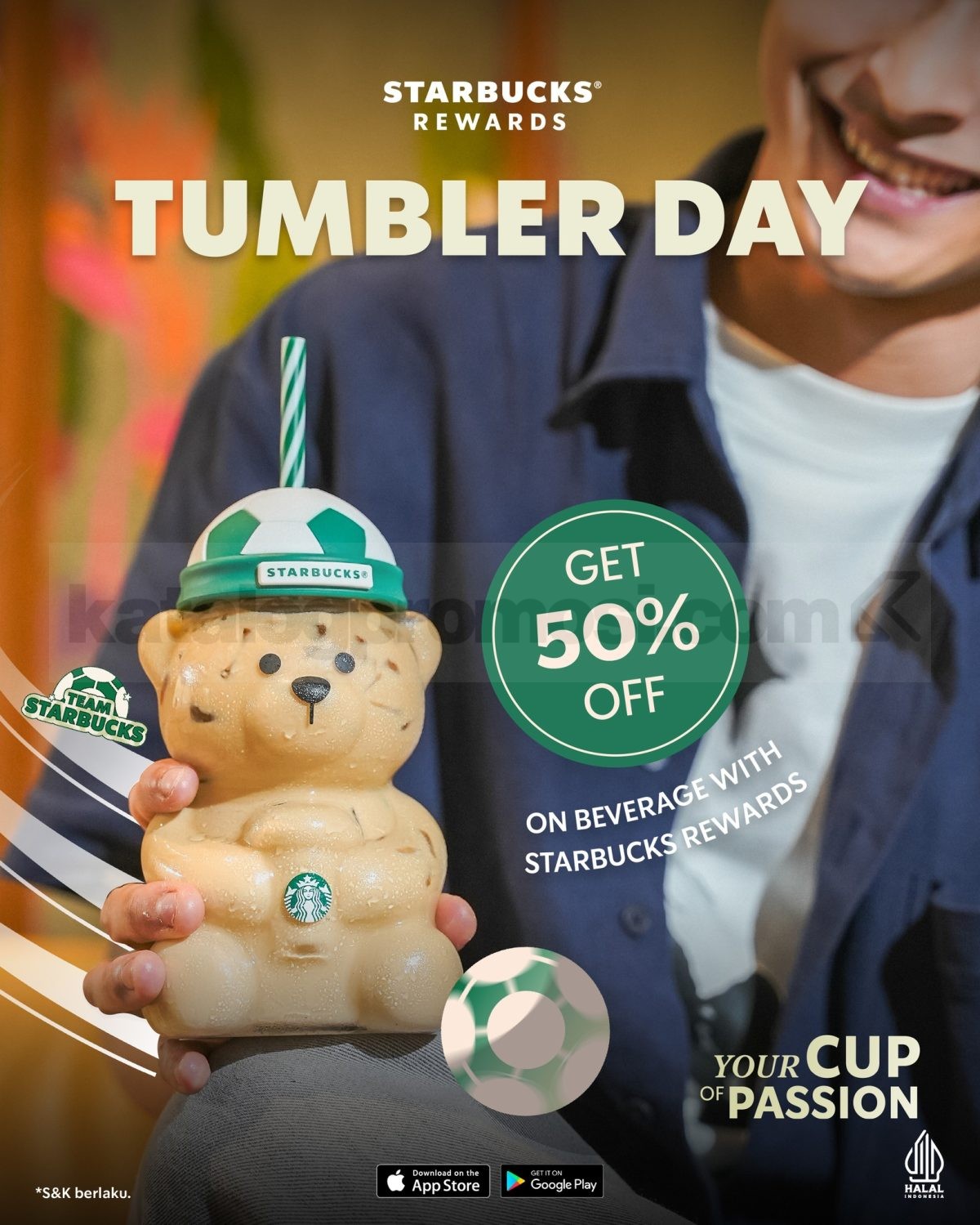Promo Starbucks Tumbler Day Diskon 50% Minuman