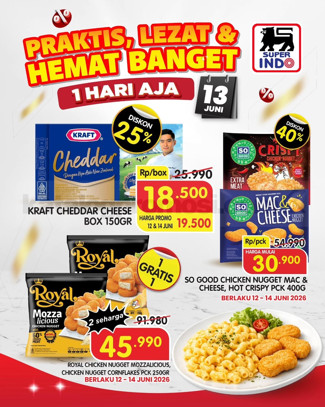 Promo Superindo HANYA 1 HARI 13 JUNI 2026
