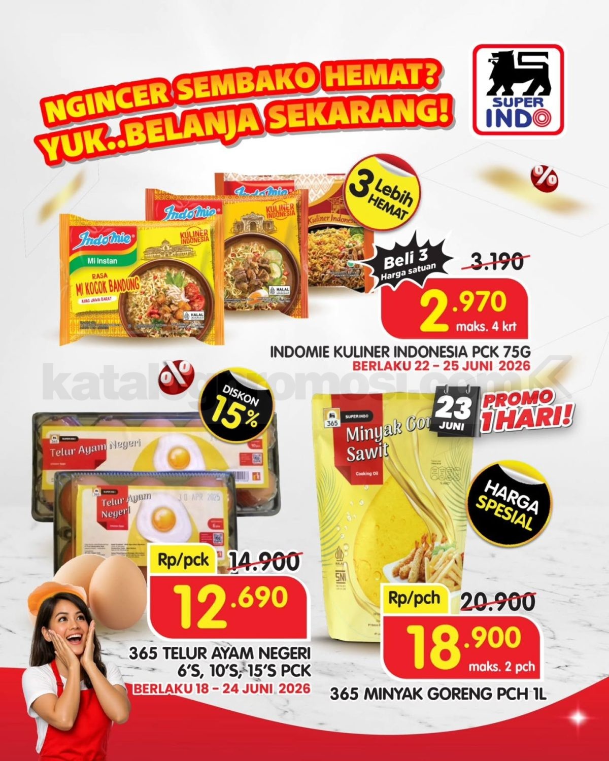 Promo Superindo HANYA 1 HARI 23 JUNI 2026