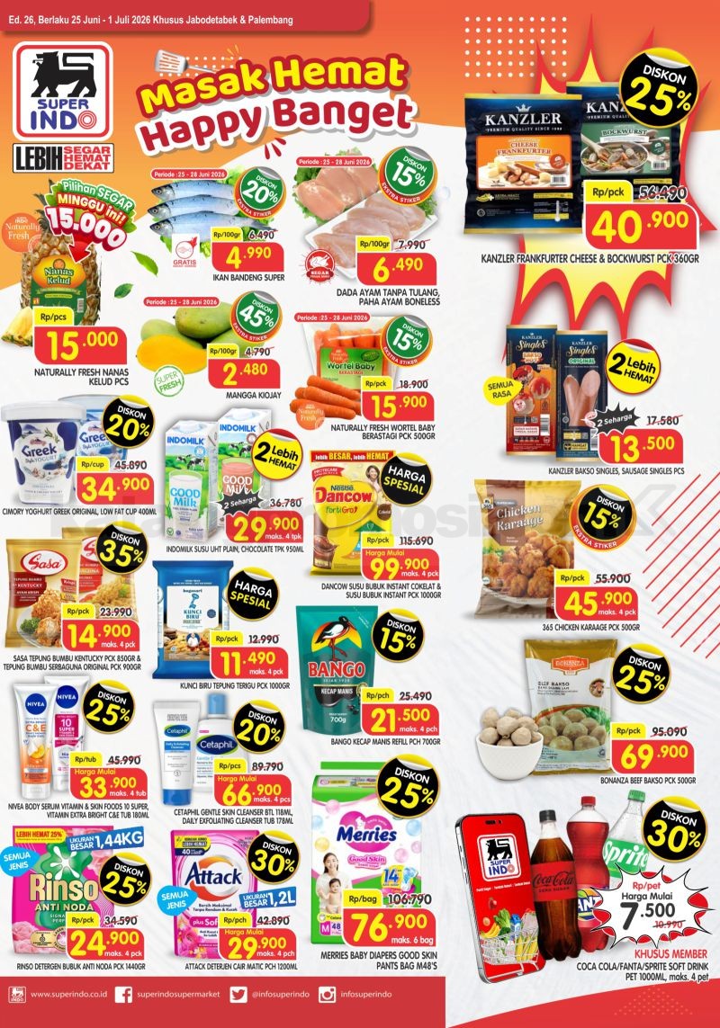 Promo Superindo Katalog 25 Juni - 01 Juli 2026