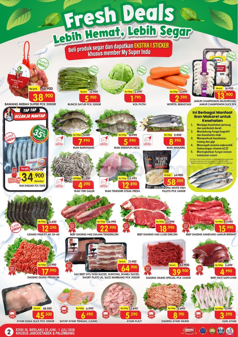 Promo Superindo Katalog 25 Juni - 01 Juli 2026