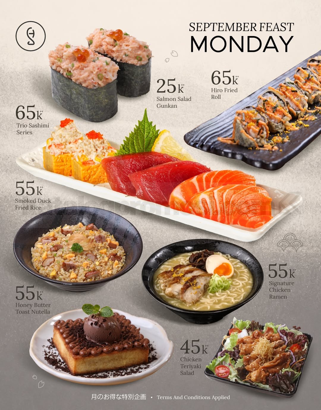 Promo Sushi Hiro September Feast Menu Mulai Rp25.000++ Promo Sushi Hiro September Feast Menu Mulai Rp25.000++ 1
