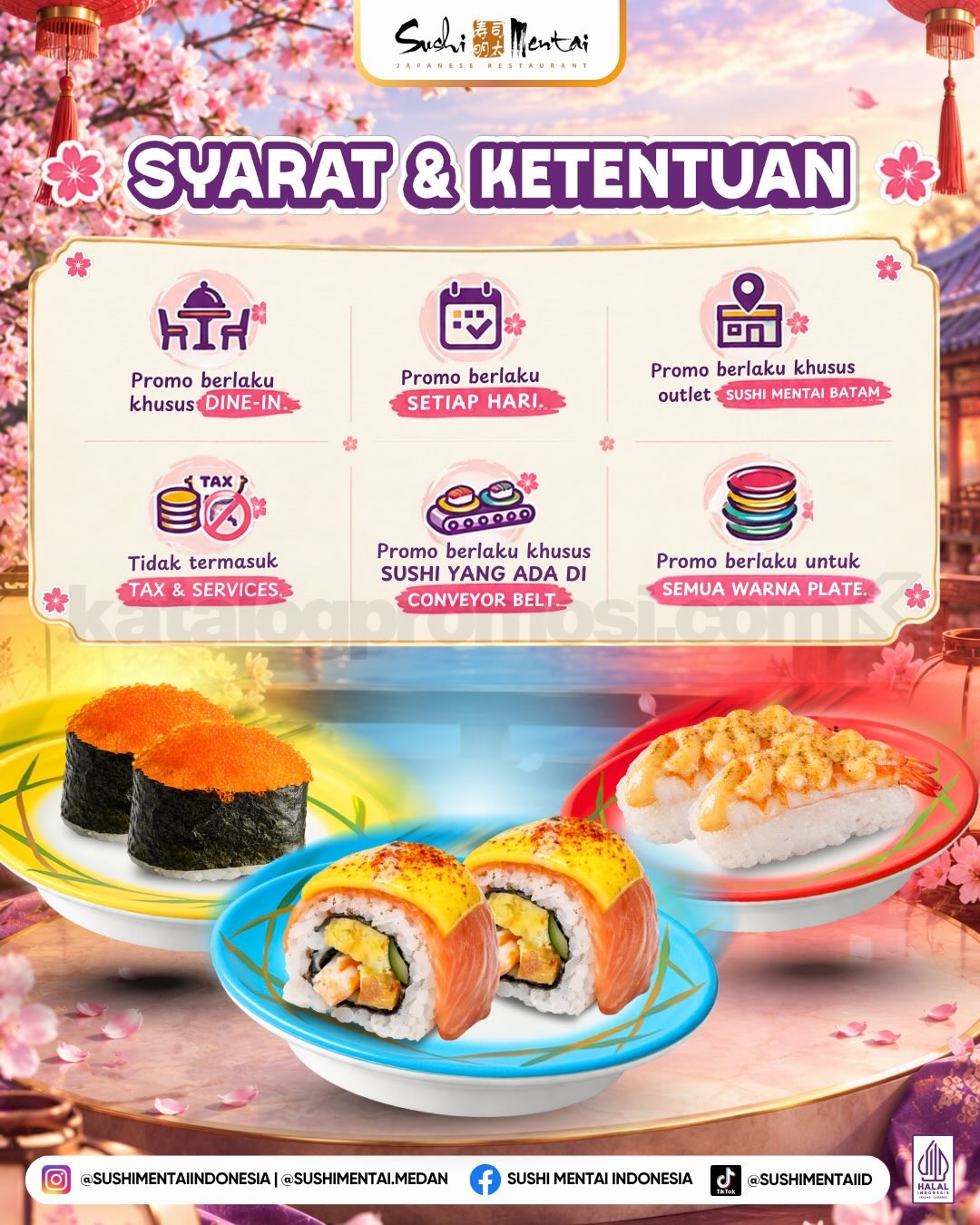 Promo Sushi Mentai 3rd Anniversary All Sushi Rp10.000 Promo Sushi Mentai 3rd Anniversary All Sushi Rp10.000 1