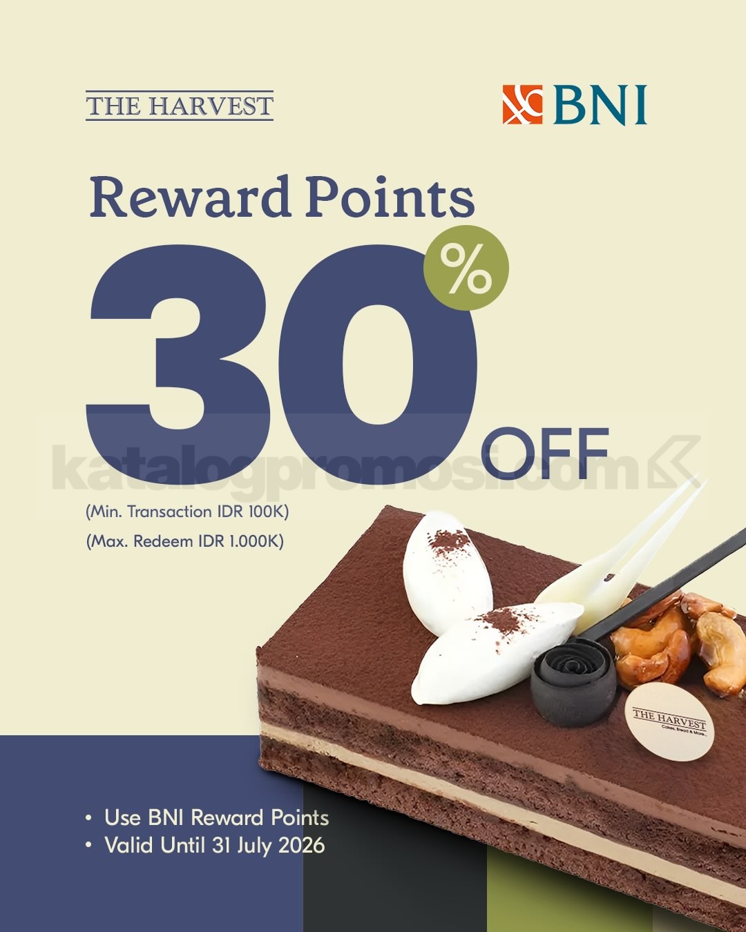 Promo The Harvest Bank Diskon dan Cashback Hingga 50% Promo The Harvest Bank Diskon dan Cashback Hingga 50% 2