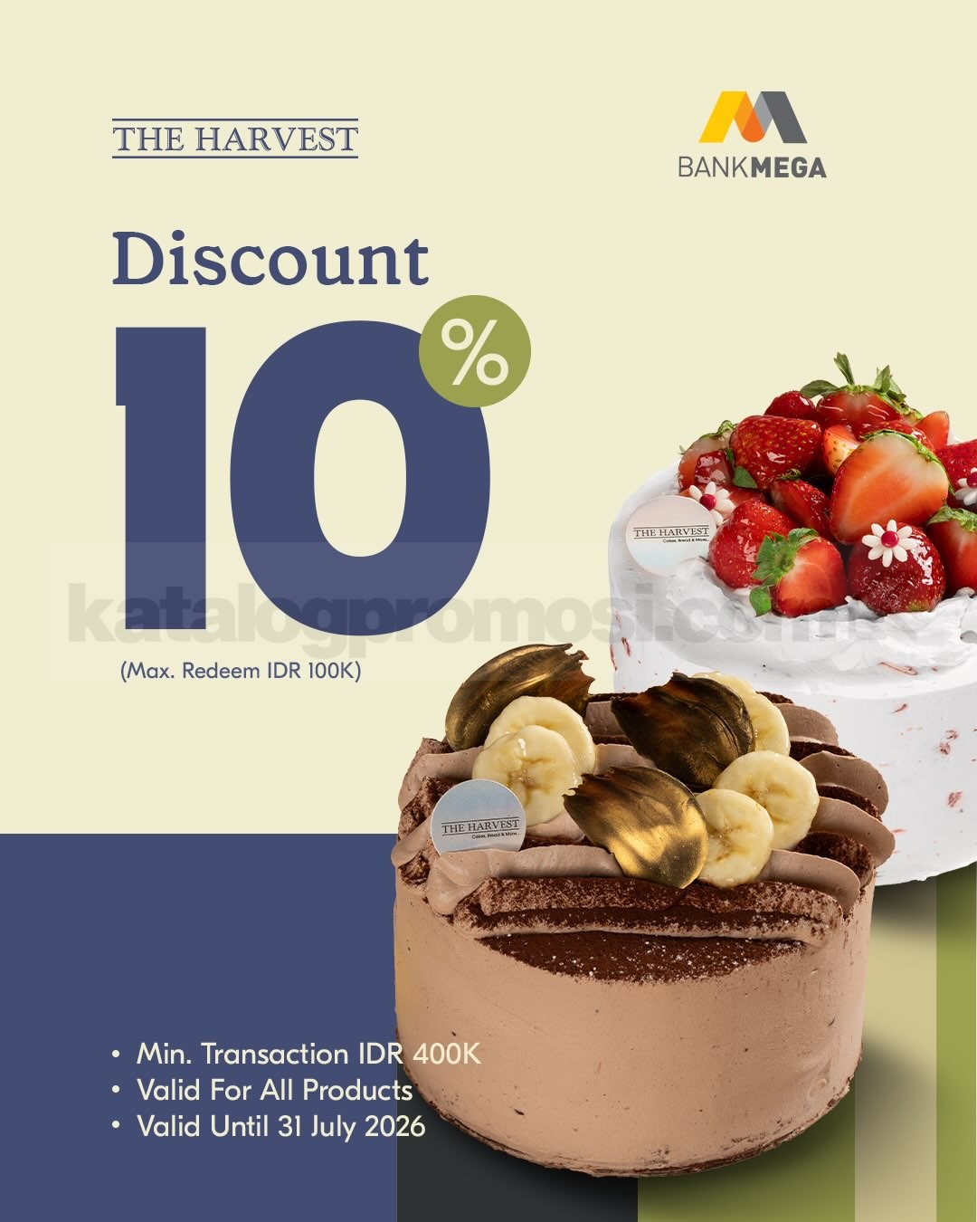 Promo The Harvest Bank Diskon dan Cashback Hingga 50% Promo The Harvest Bank Diskon dan Cashback Hingga 50% 5