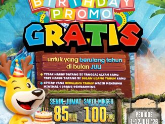 Promo The Jungle Birthday Treats Gratis Tiket Masuk untuk ulang tahun bulan Juli
