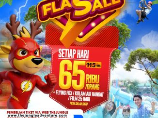 Promo The Jungle Flash Sale Weekend Tiket Rp. 65.000 bonus wahana pilihan