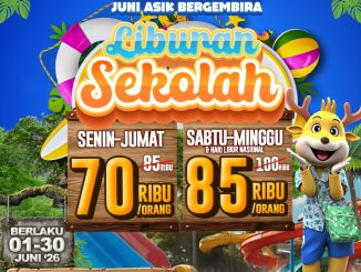 Promo The Jungle JUARA Liburan Sekolah Tiket Mulai Rp. 70.000 selama periode 1 hingga 30 Juni 2026.