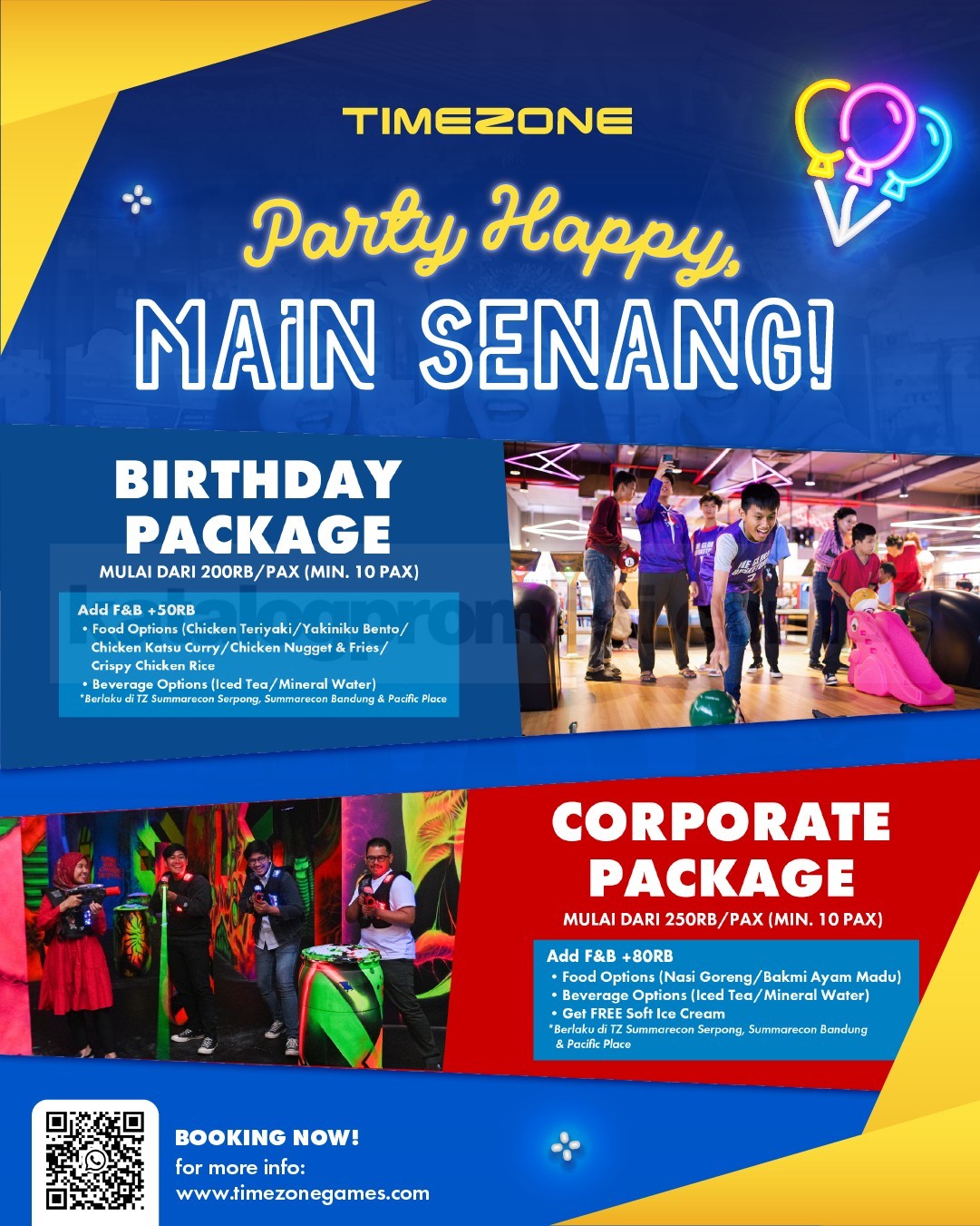 Promo Timezone Schooliday Party Diskon 20% Promo Timezone Schooliday Party Diskon 20% 1
