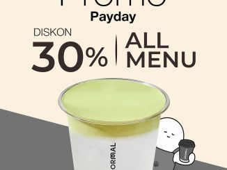 Promo Titik Upnormal Payday diskon 30% untuk produk minuman takeaway di Epiwalk