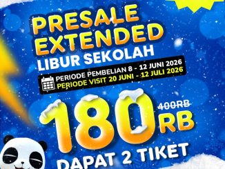 Promo Trans Snow World Bekasi Presale Libur Sekolah Rp. 180.000 dapat 2 tiket periode Juni Juli 2026