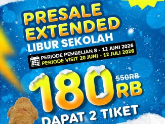 Promo Trans Snow World Makassar Presale Libur Sekolah Rp. 180.000 dapat 2 tiket bermain salju