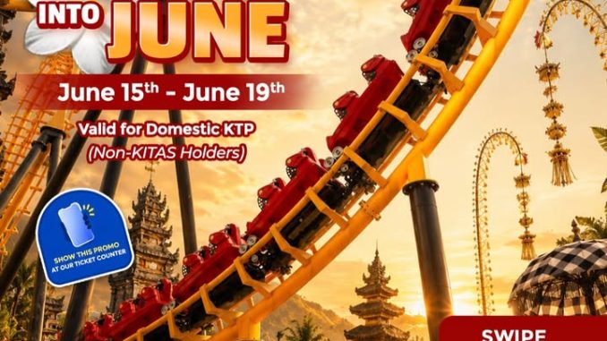 Promo Trans Studio Bali Scream Into June Tiket Rp. 178.000 akses semua wahana dan show