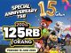 Promo Trans Studio Bandung Anniversary Tiket Rp. 125.000 harga spesial 18 Juni 2026