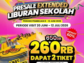 Promo Trans Studio Cibubur Presale Liburan Sekolah Rp. 260.000 dapat 2 tiket hemat hingga 60%