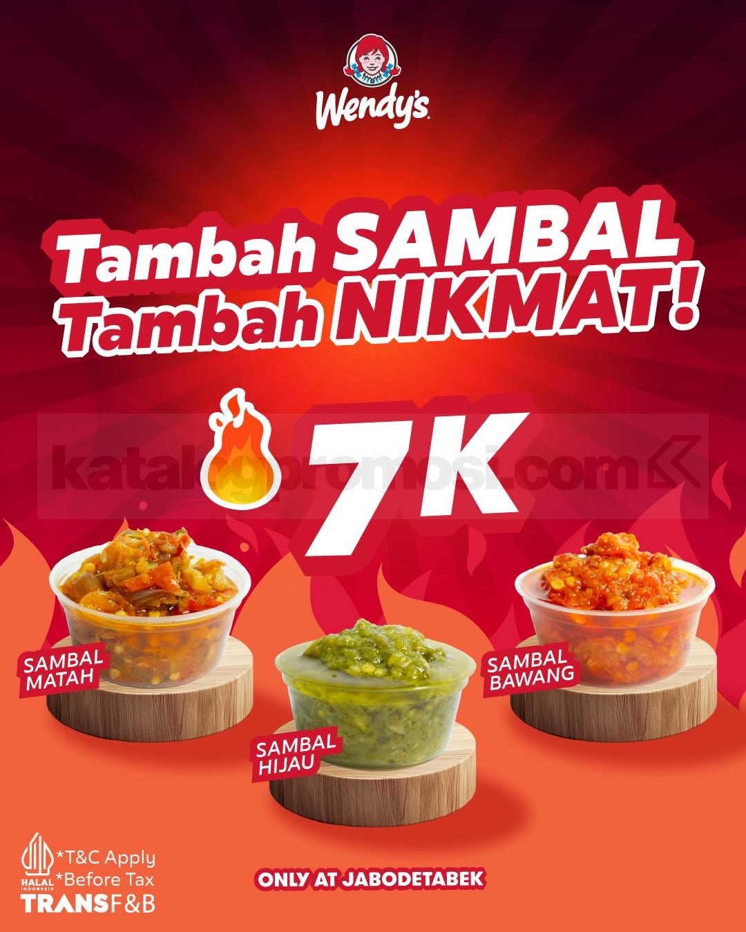 Promo Wendy's New Sambal Series Rice Bowl Rp. 30.818 Promo Wendy's New Sambal Series Rice Bowl Rp. 30.818 1