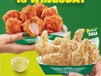 Promo Wingstop Wednesday is Wingsday Beli 5 Gratis 5 Crunchy Wings dan Boneless gratis