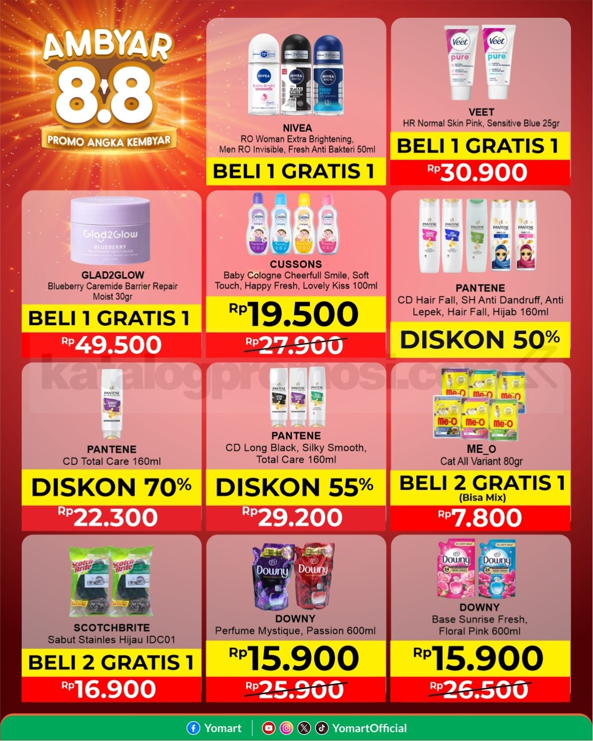 Promo Yomart Ambyar 8.8 Beli 1 Gratis 1 Promo Yomart Ambyar 8.8 Beli 1 Gratis 1 3