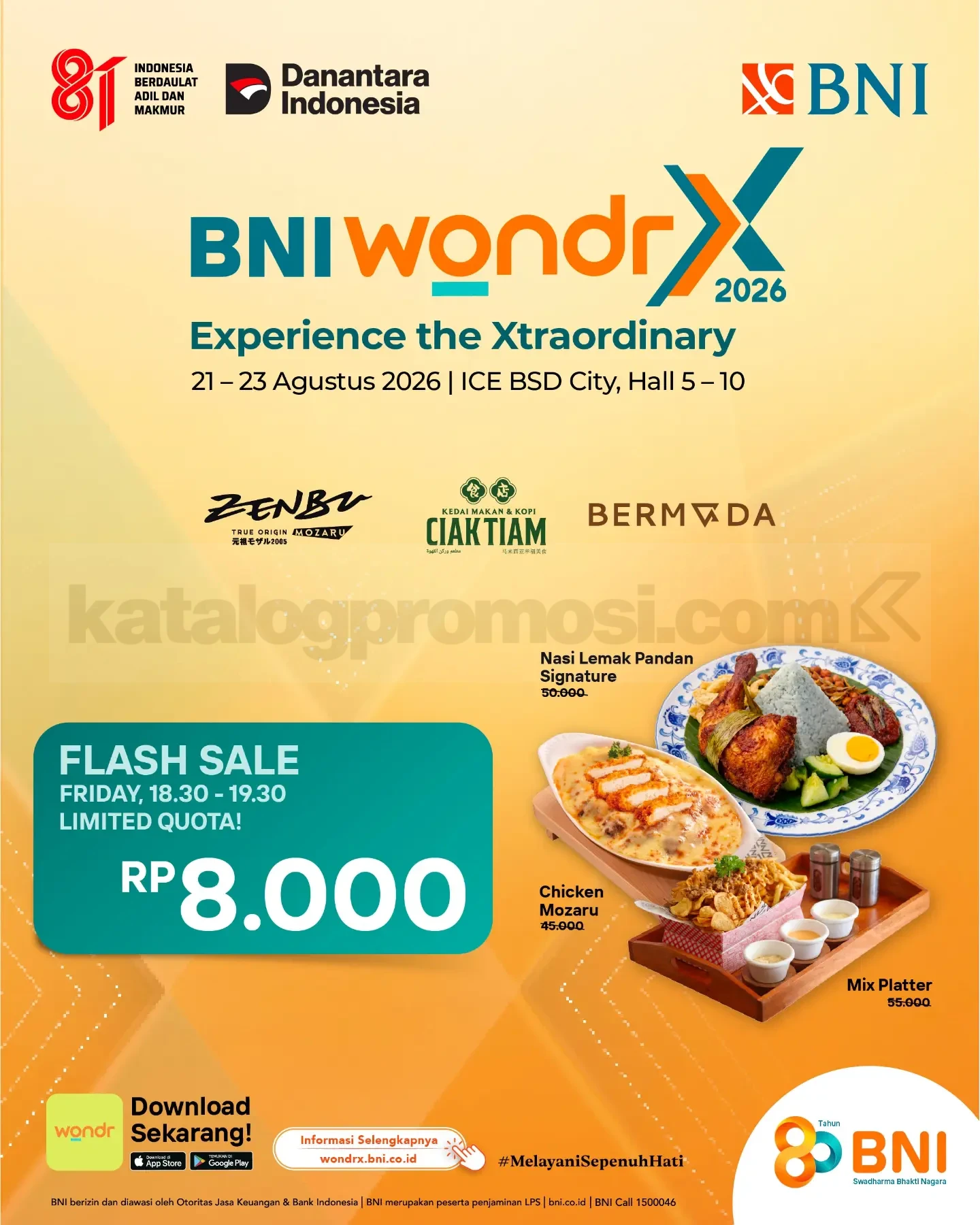 Promo Zenbu BNI WONDRX Flash Sale Menu Favorit Rp. 8.000 Promo Zenbu BNI WONDRX Flash Sale Menu Favorit Rp. 8.000 di ICE BSD City