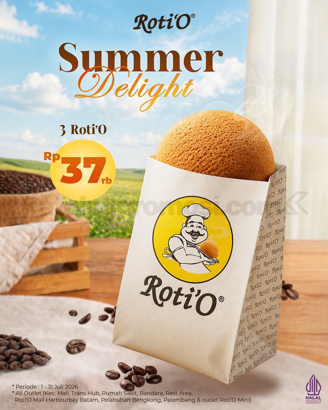 Promo Roti'O Summer Delight Mulai Rp. 20.000 Promo Roti'O Summer Delight Mulai Rp. 20.000 1