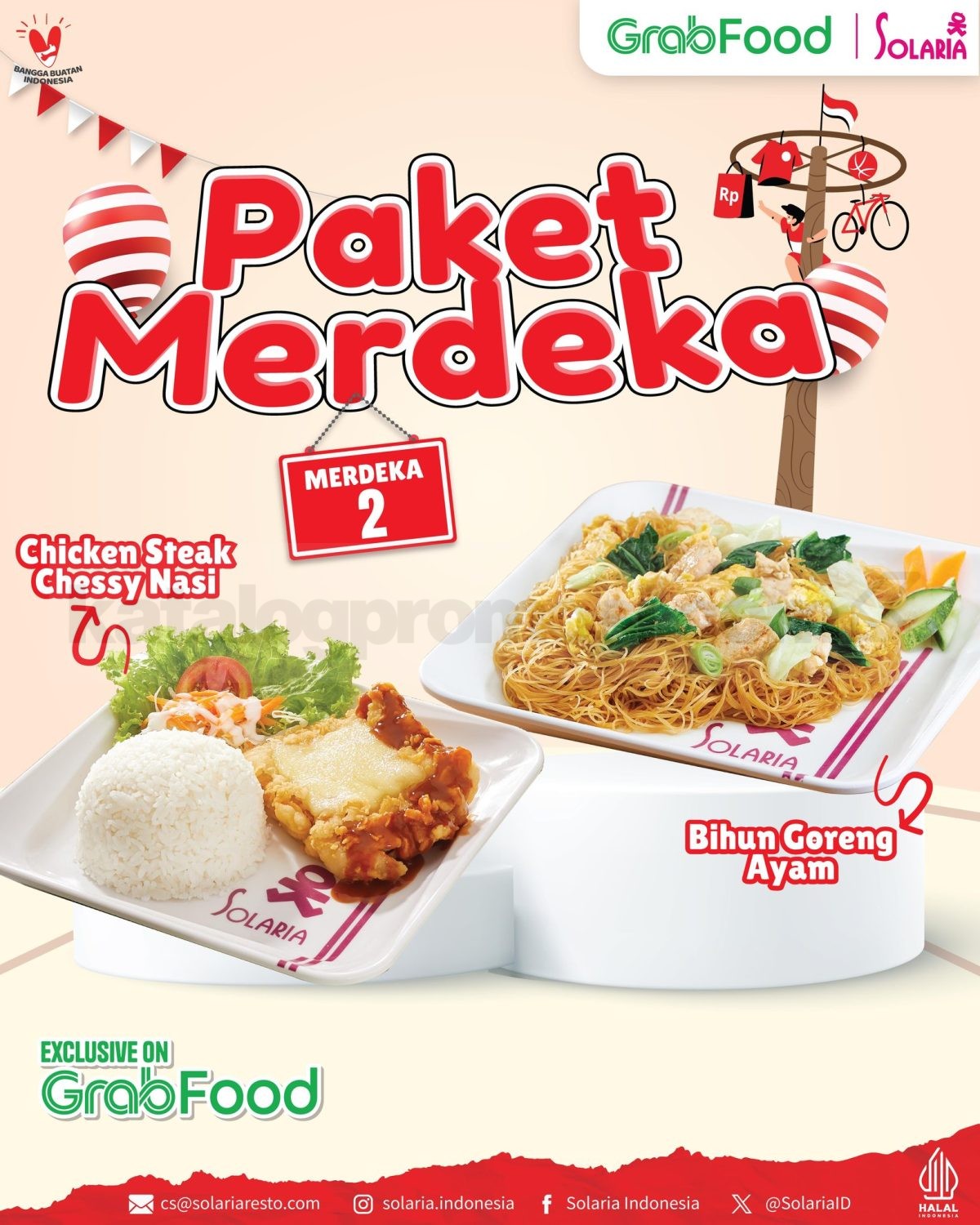 Promo Solaria Paket Merdeka GrabFood Agustusan Promo Solaria Paket Merdeka GrabFood Agustusan 2